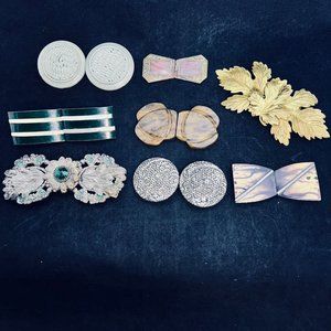 Lot of 8 Vintage Belt Buckles